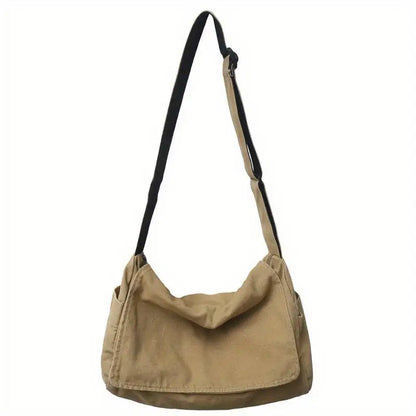 Women's Durable Canvas Messenger Bag Crossbody for Everyday - Smarsty