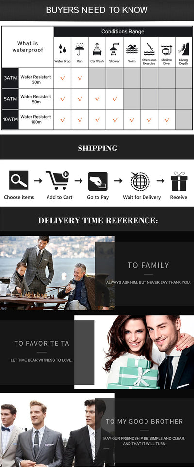 Luxury Waterproof Men's Chronograph Watch with Luminous Date - Smarsty
