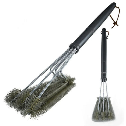 Stainless Steel BBQ Grill Brush for Easy Cleaning - Smarsty