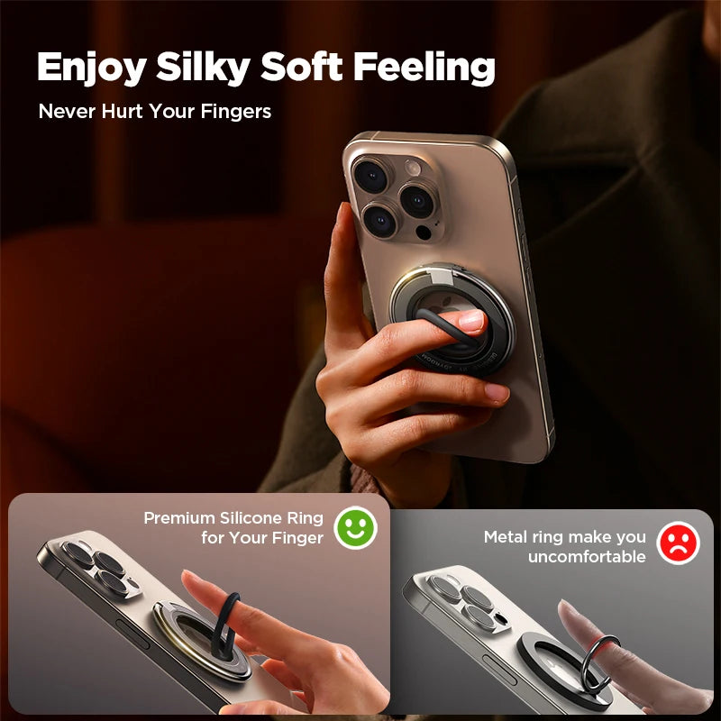 MagSafe Phone Ring Holder With Durable Silicone Grip - Smarsty