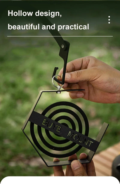 Outdoor Mosquito Coil Tray Camping Tools Tourist Hiking Mosquito Coil Holder Camping Supplies Hanging Mosquito Coil Holder by Smarsty