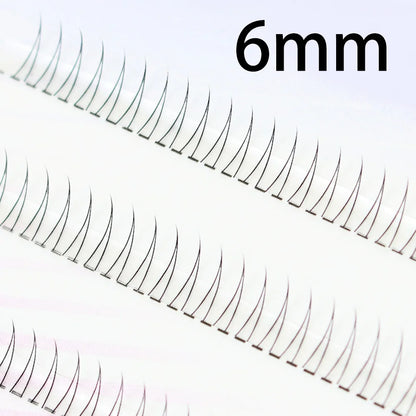 J Curl V Shape Natural Bottom Eyelashes for Manga Look - Smarsty
