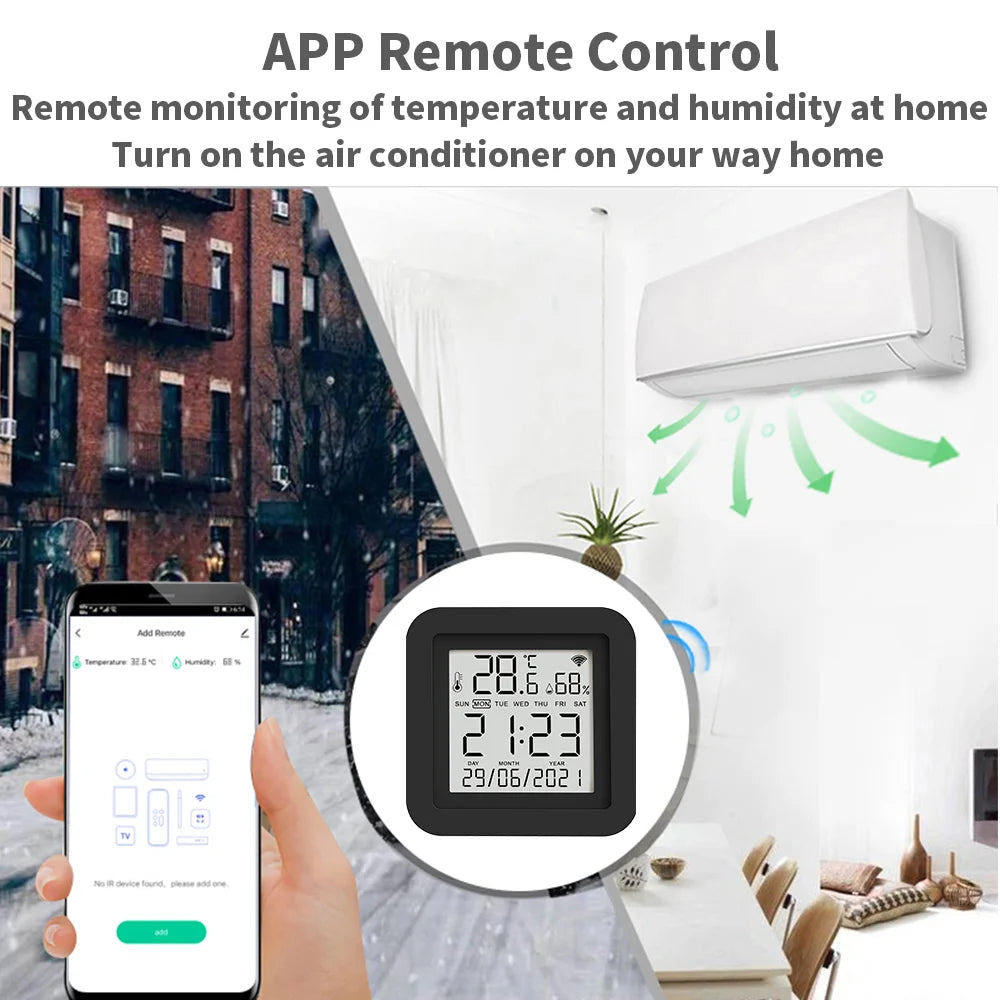 Tuya Smart IR Remote With Temperature Sensor - Smarsty