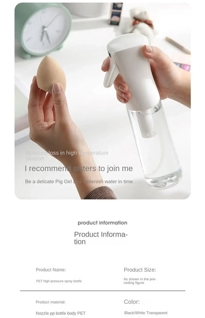 Refillable Continuous Mist Hair Spray Bottle - Smarsty