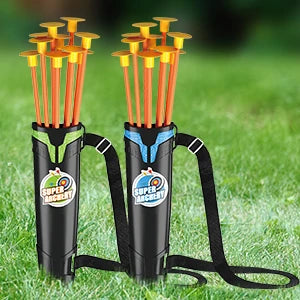 VATOS 2X Bow Arrow + Guns Toy For Kids Night-Light Archery Stand Target Board Indoor Outdoor Game Toys Boys Girls Christmas Gift - Smarsty