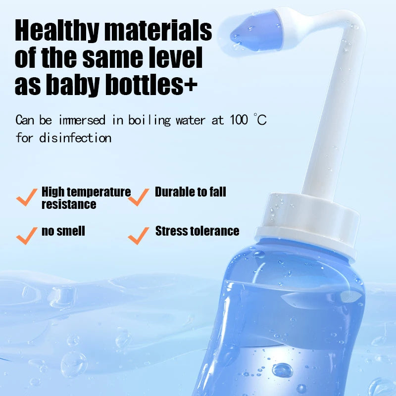 Nasal Irrigator Rinse Bottle for Allergy Relief - Smarsty