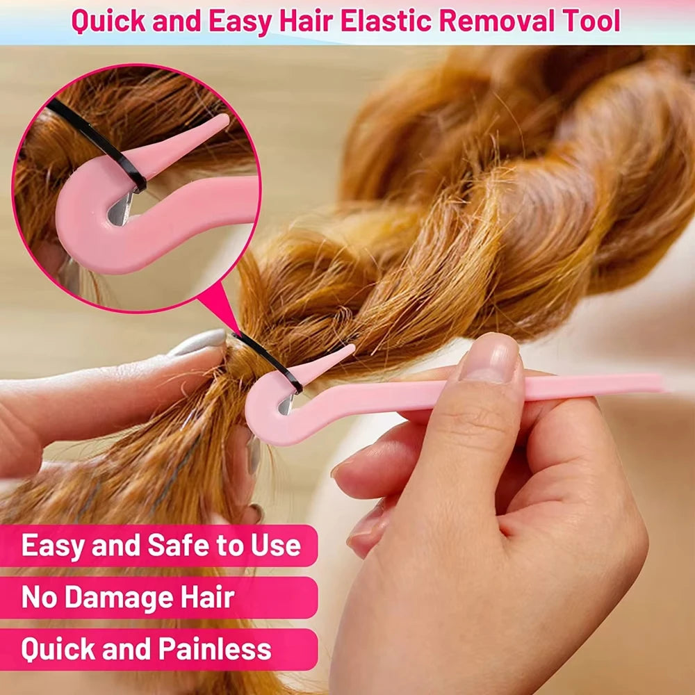 Disposable Elastic Hair Band Cutter Tool for Easy Ponytail Removal - Smarsty