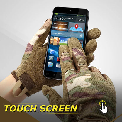 Touchscreen Tactical Gloves Shockproof Non Slip Full Finger - Smarsty