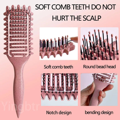 Curly Hair Brush for Easy Detangling and Styling - Smarsty