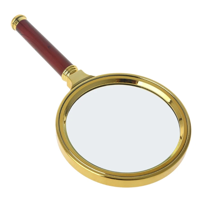Portable 10X Magnifying Glass with Retro Handle - Smarsty