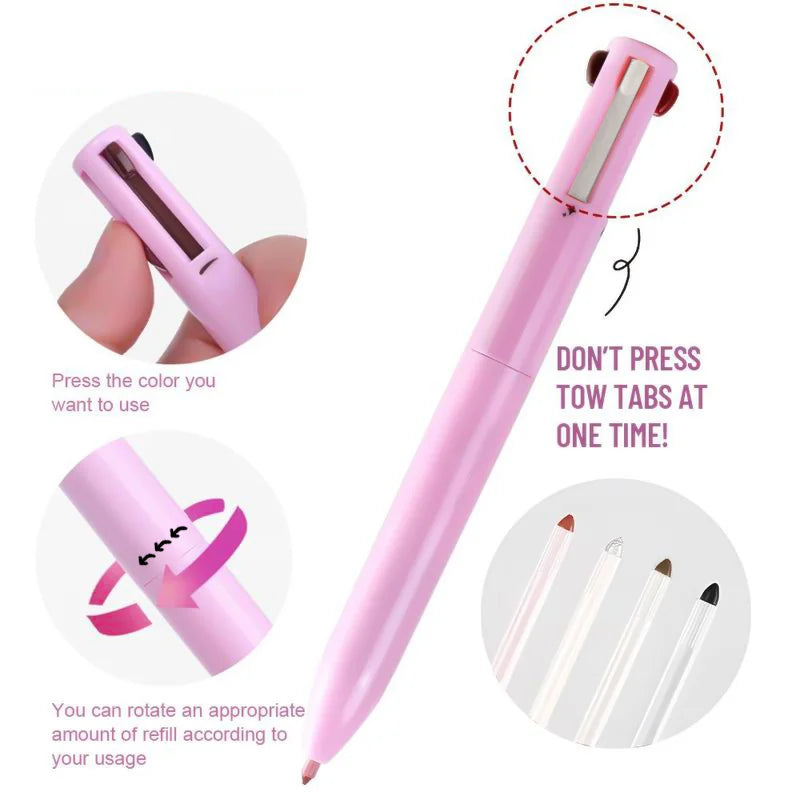4-in-1 Multi-Functional Lip Liner Eyeliner Set - Smarsty