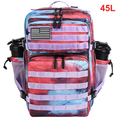 45L Tactical Backpack Men Outdoor Waterproof Sports Travel Gym Hiking Bug Out Bag Military Camping Hunting Survival Rucksack - Smarsty