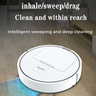 3-in-1 Robot Vacuum Cleaner USB Rechargeable Smart Navigation To Avoid Objects Automatic Cleaning Sweeping Machine Sweeper Robot - Smarsty