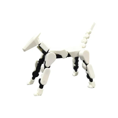 DIY Luminous T13 Multi-Jointed Movable Shapeshift Robot 3D Printed Mannequin Lucky robot and dog Action Figures Toys kids Gifts - Smarsty