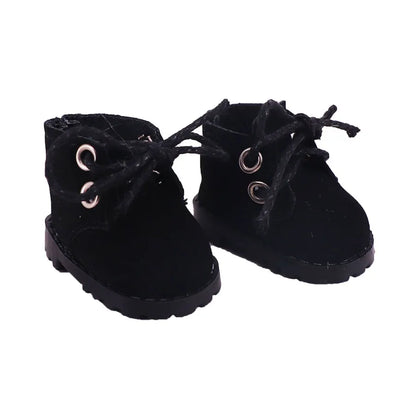 3.8cm Doll Shoes For labubu 17cm Plush Doll Clothes Accessories Girl's Toys ,Christmas Festival Birthday Gift