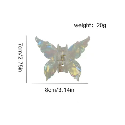 Three Dimensional Butterfly Acetate Hair Clip Lightweight - Smarsty