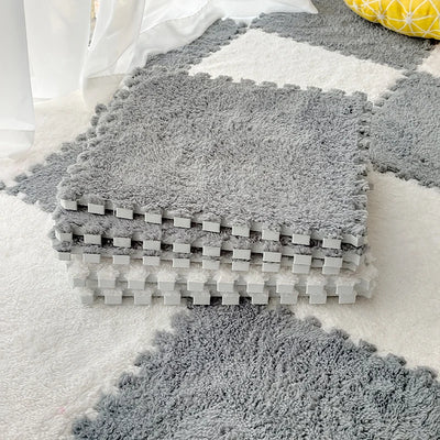 Soft Plush Children's Mat Baby Play Mat Baby Toys Eva Foam Puzzle Carpet In Children's Room Keep Warm Playmat 30*30*1CM by Smarsty