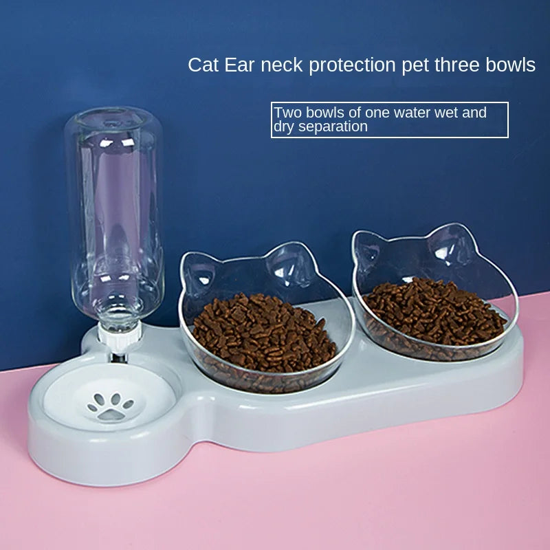 Elevated Cat and Dog Bowls for Easy Feeding - Smarsty