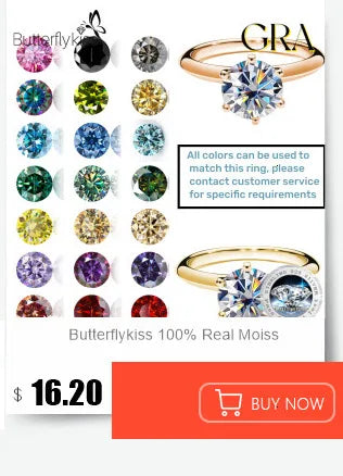 1 CT D Color Moissanite Stud Earrings Sparkling 925 Silver - Smarsty