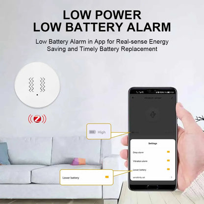 Zigbee Vibration Sensor with Real-Time Motion Alerts - Smarsty