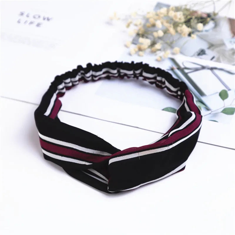 Bohemian Print Headbands For Women Vintage Turban Comfort - Smarsty