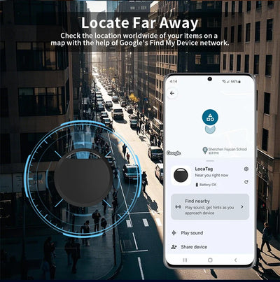 Bluetooth GPS Tracker for Android Key Finder and Pet Locator - Smarsty
