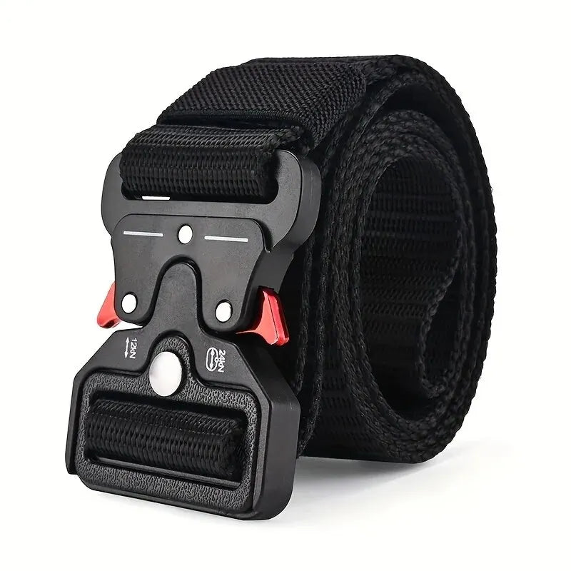 Men's Multi Function Tactical Canvas Belt with Compass - Smarsty