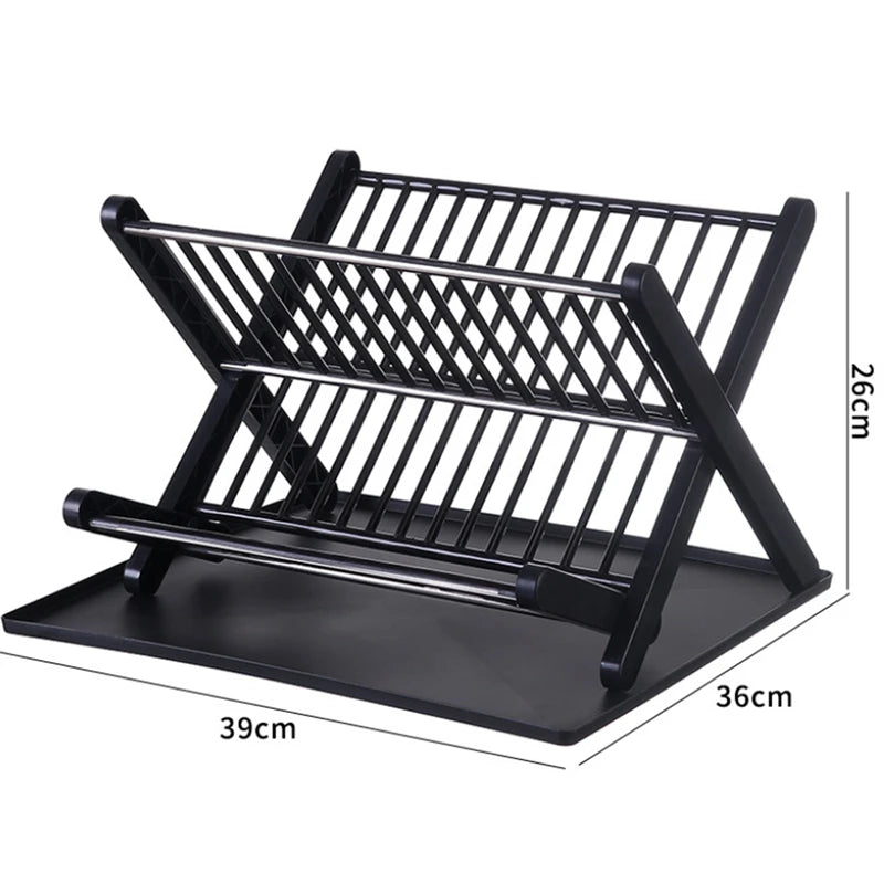 Kitchen Organizer Dish Drying Rack Plates Shelf Plastic Holder Dish Rack Sink Draining Bowl Storage Stand Home Accessories