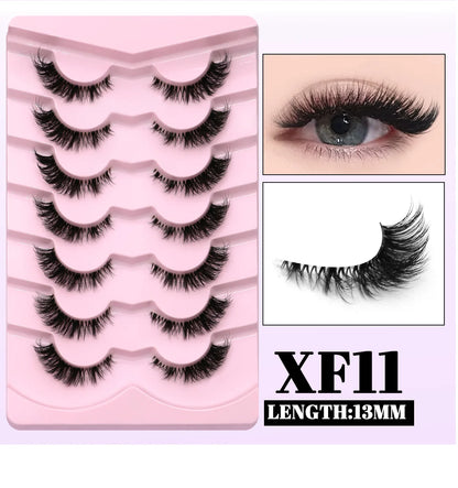 GROINNEYA Winged Cat Eye Faux Mink Lashes - Smarsty