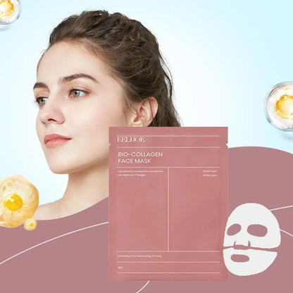 Bio Collagen Face Mask for Deep Hydration and Brightening - Smarsty