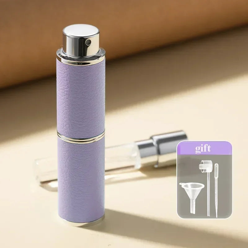 Portable Leather Perfume Atomizer Refillable Mini Spray Bottle - Smarsty