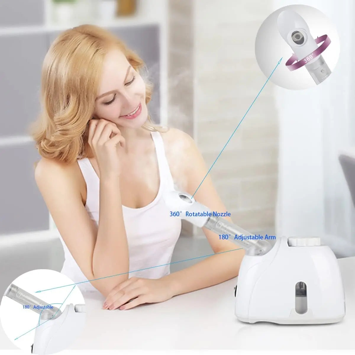 Facial Steamer for Deep Hydration and Pore Cleansing - Smarsty