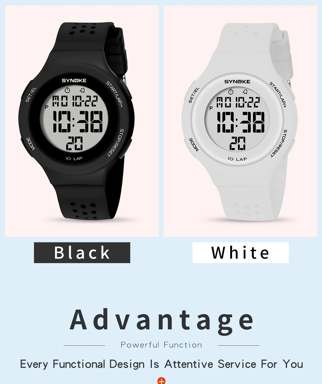 Waterproof Military Sport Watch for Men with LED Display - Smarsty