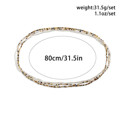 Lacteo Bohemia Seed Beads Waist Chain for Summer Style - Smarsty