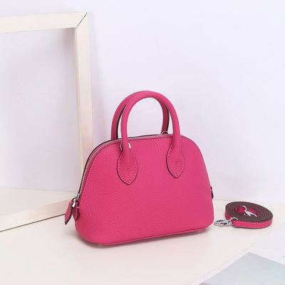 Cow Leather Shell Bag Crossbody Women Messenger Style - Smarsty