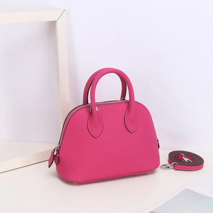 Cow Leather Shell Bag Crossbody Women Messenger Style - Smarsty