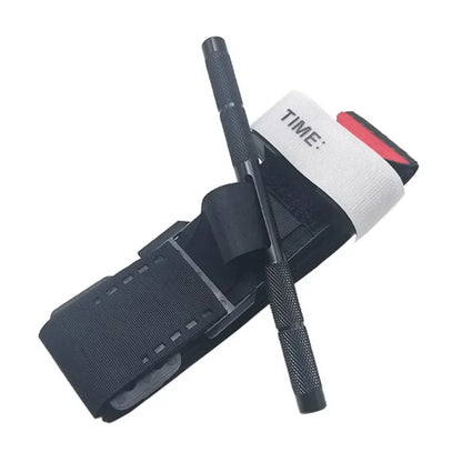 Tactical First Aid Rotary Pressure Aluminum Rod Tourniquet Hiking Militar Outdoor Camping Survival Gear Molle Rescue Tools - Smarsty