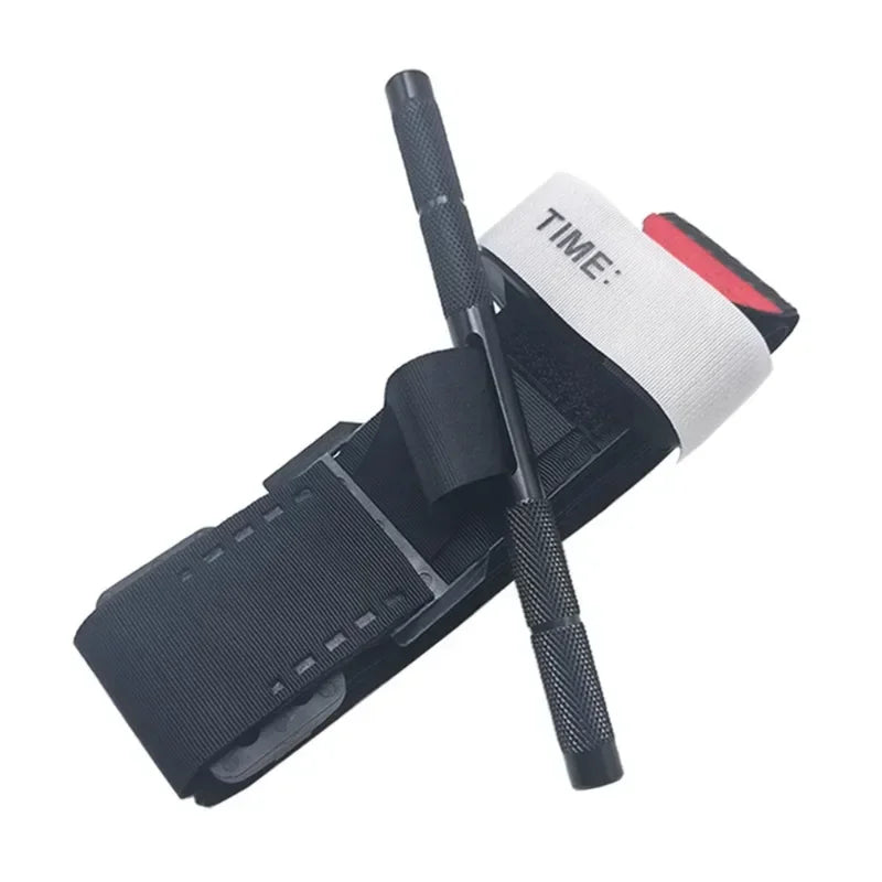 Tactical First Aid Rotary Pressure Aluminum Rod Tourniquet Hiking Militar Outdoor Camping Survival Gear Molle Rescue Tools - Smarsty