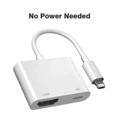 HD 1080P Lightning to HDMI Adapter for Seamless Audio Video Sync - Smarsty