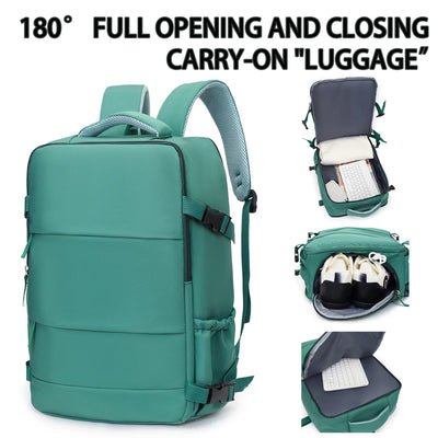 Couples Leisure Lightweight Backpack Travel Backpack Female New Backpack Student Schoolbag Large Capacity Travel Commuter Luggag - Smarsty