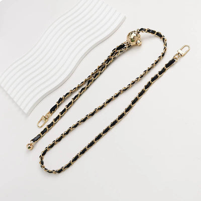 PU Leather Metal Chain Accessories Crossbody Shoulder Portable Wrist Bag Chain Strap Replacement Luggage Accessories Versatile - Smarsty