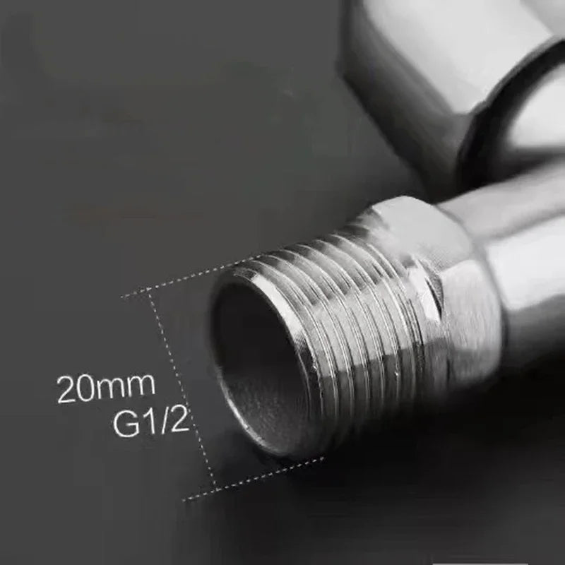 Stainless Steel Double Outlet Water Faucet for Bathrooms - Smarsty