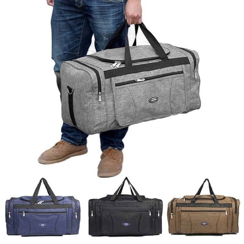 Oxford Waterproof Travel Bag For Men Large Capacity Duffle - Smarsty