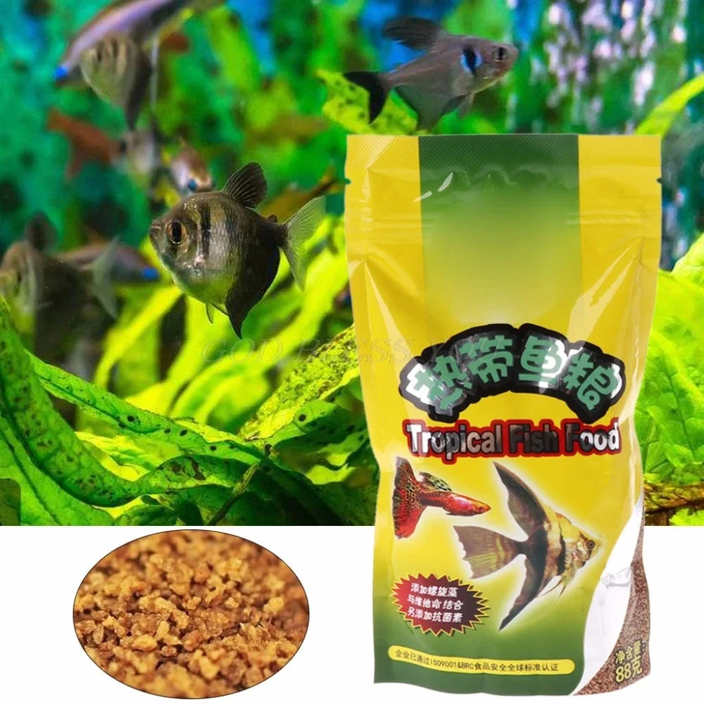 Tropical Fish Food for Guppies and Lantern Fish - Smarsty