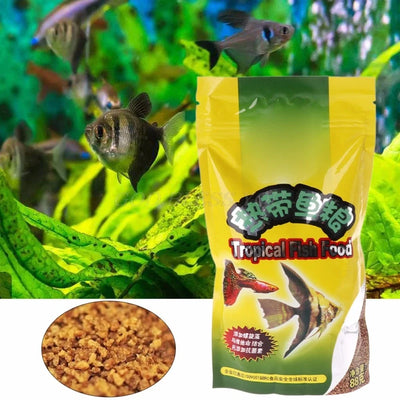 Tropical Fish Food for Guppies and Lantern Fish - Smarsty