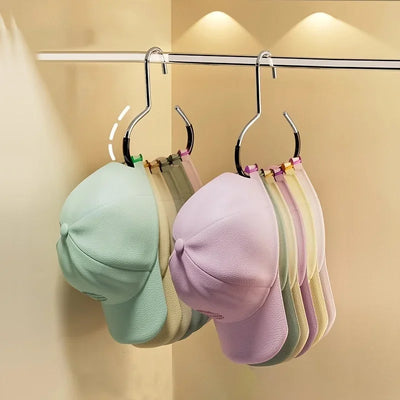 1/2/5pcsVersatile Manganese Steel Round Hook - Perfect for Hats, Ties, Scarves & Bags, Strong Load-Bearing, Non-Deformable - Smarsty