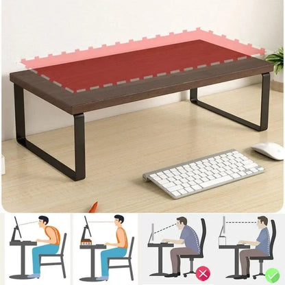 Computer Monitor Elevated Monitor Base Home Office Storage Rack Computer Desktop Creative Storage Rack Office Storage Supplies