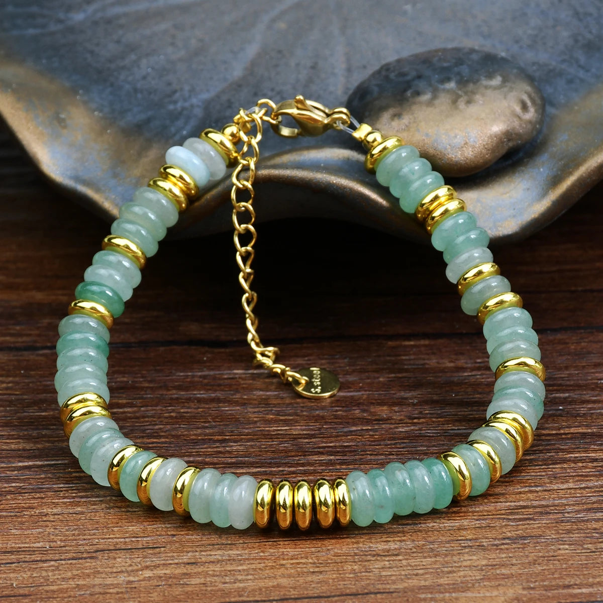 Colorful Natural Stone Beaded Bracelet for Women - Smarsty