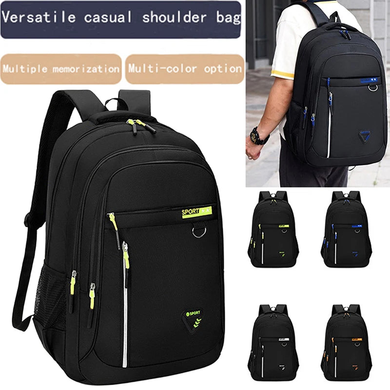 Men's and Women's Fashionable, Versatile, Simple and Compact Large Capacity Backpack
