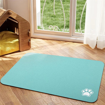 Absorbent Pet Feeding Mat for Easy Clean Up - Smarsty
